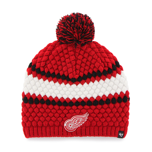 47 Brand Detroit Red Wings Women's Red Leslie Knit Beanie