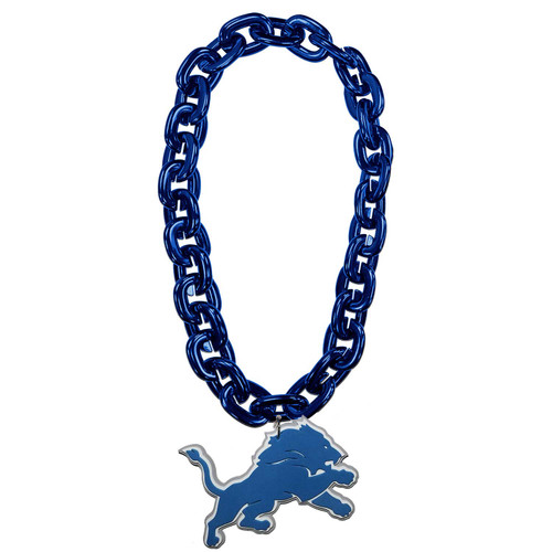 Detroit Lions Team Logo Fan Chain - Blue