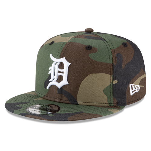 Detroit Tigers New Era Basic 9Fifty Snapback Hat - Camo
