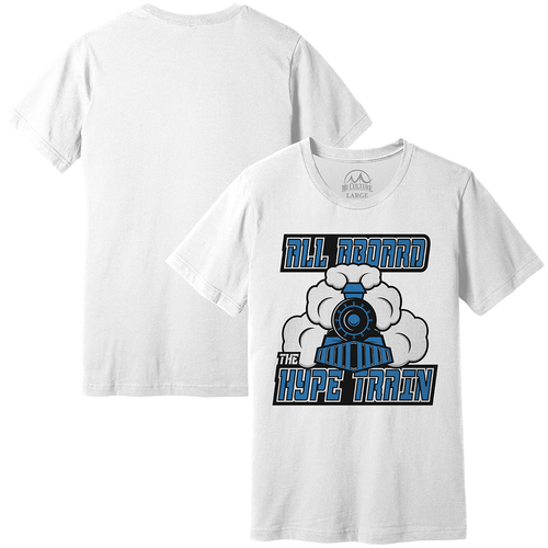 All Aboard The Hype Train MI Culture T-Shirt - White