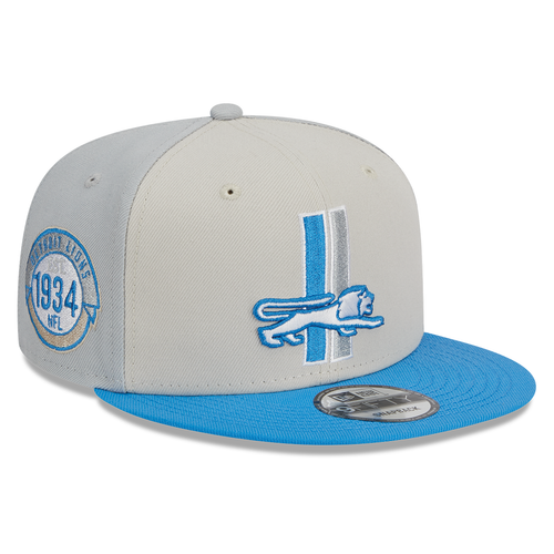 Detroit Lions New Era 2023 Sideline Historic 9Fifty Snapback Hat - Gray
