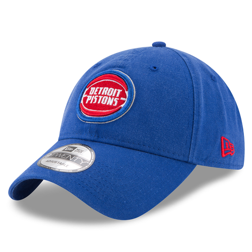 Detroit Pistons New Era Core Classic 9TWENTY Adjustable Hat - Royal