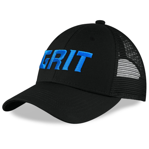 GRIT Trucker Snapback Hat - Black
