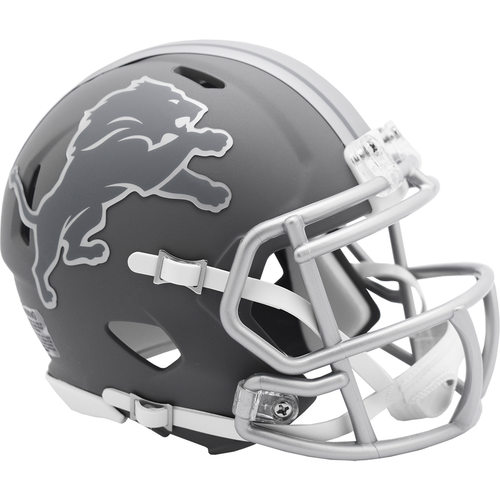 Detroit Lions Riddell Alternate Slate Mini Speed Helmet
