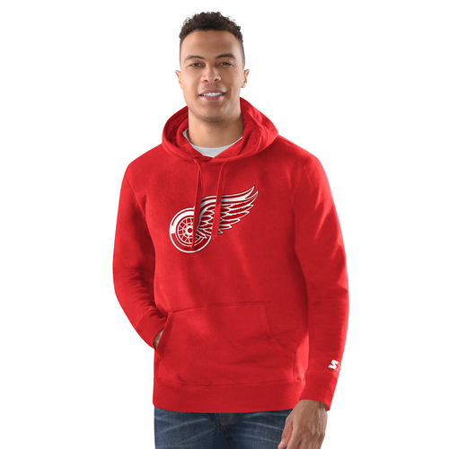 Detroit Red Wings Starter Pullover Hoodie - Red
