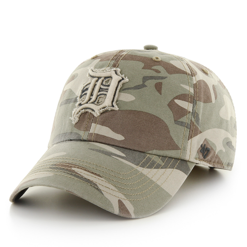 Detroit Tigers '47 Tarpoon Clean Up Adjustable Hat - Camo