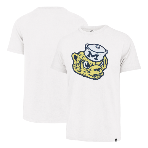 Michigan Wolverines ’47 Vintage Fieldhouse Franklin T-Shirt - White