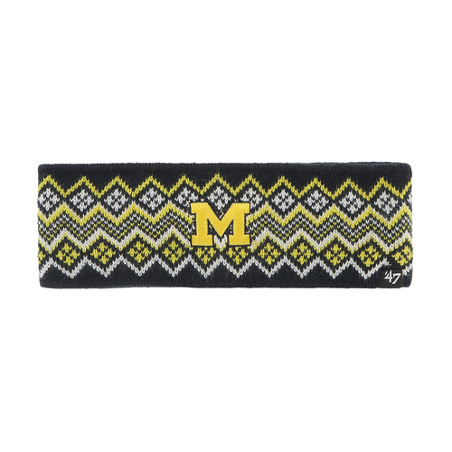 Michigan Wolverines ’47 Women's Elsa Headband - Navy