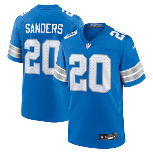 Barry Sanders Detroit Lions Nike Game Jersey - Blue