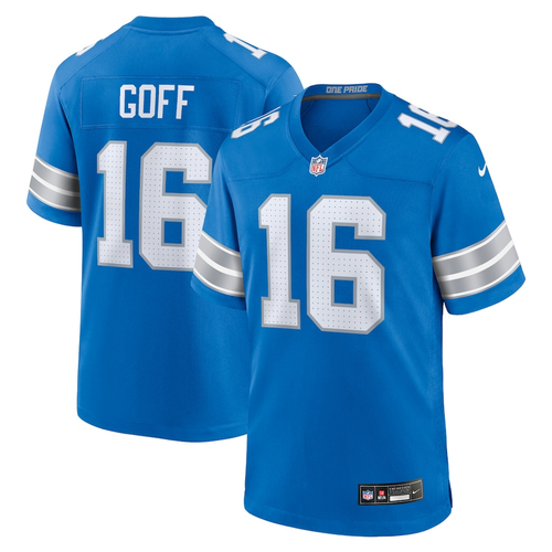 Jared Goff Detroit Lions Youth Game Jersey - Blue