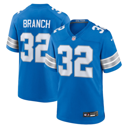 Brian Branch Detroit Lions Youth Game Jersey - Blue