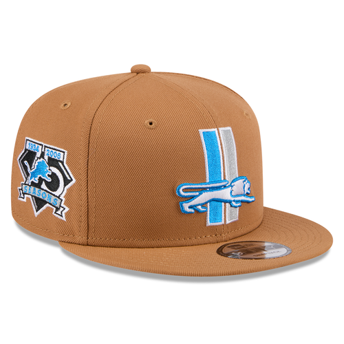 Detroit Lions New Era Color Pack Historic 9FIFTY Snapback Hat - Light Bronze