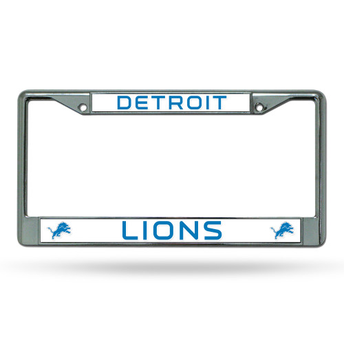 Detroit Lions Rico Industries Chrome License Plate Frame