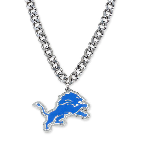 Detroit Lions Aminco Heavyweight Team Logo Necklace