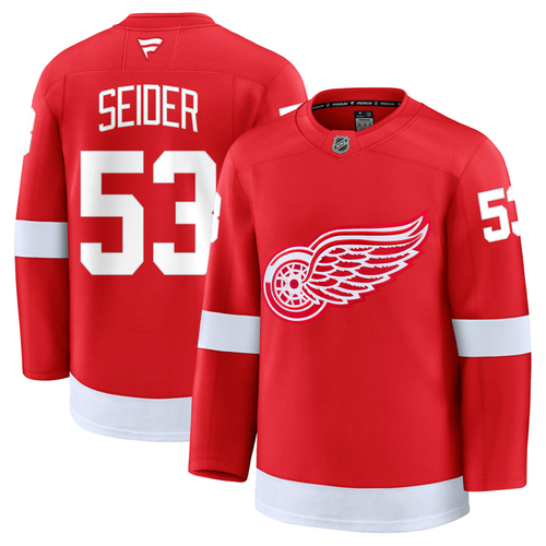 Moritz Seider Detroit Red Wings Fanatics Home Premium Jersey - Red