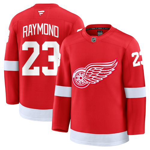 Lucas Raymond Detroit Red Wings Fanatics Home Premium Jersey - Red