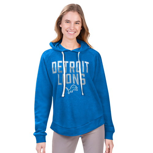 Detroit Lions Starter Women's Pullover Hoodie - Blue