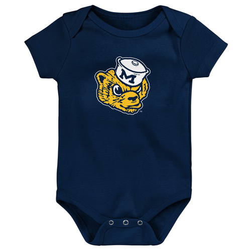 Michigan Wolverines Outerstuff Newborn Vault Bodysuit - Navy