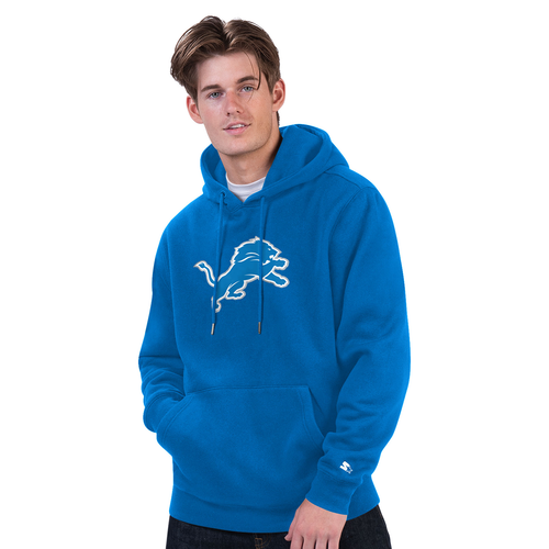Detroit Lions Starter Logo Pullover Hoodie - Blue