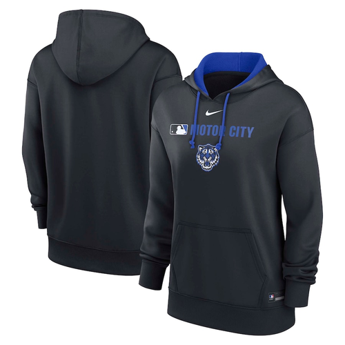 Detroit Tigers Nike Women's Authentic Collection City Connect Connect Performance Pullover Hoodie - Navy