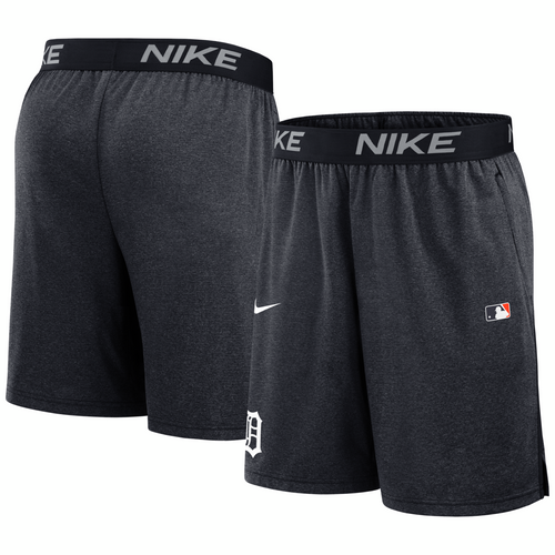 Detroit Tigers Nike Authentic Collection Practice Performance Shorts - Navy