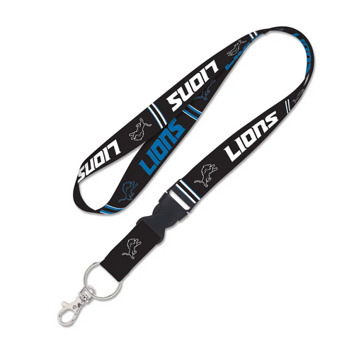 Detroit Lions WinCraft Alternate Logo Lanyard with Detachable Buckle