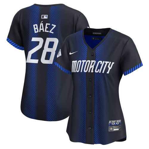 Javier Báez Detroit Tigers Nike Women's City Connect Limited Jersey - Navy