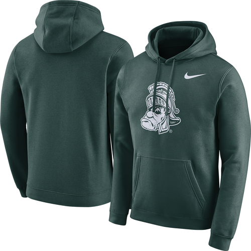 Michigan State Spartans Nike Vault Club Pullover Hoodie - Green