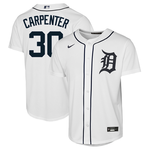 Kerry Carpenter Detroit Tigers Nike Youth Home Replica Jersey - White