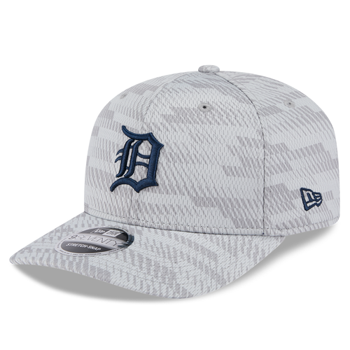 Detroit Tigers New Era 2025 Clubhouse 9SEVENTY Stretch-Snap Hat - Gray