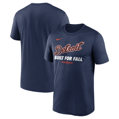 Detroit Tigers Nike 2025 Postseason Authentic Collection Dri-FIT T-Shirt - Navy