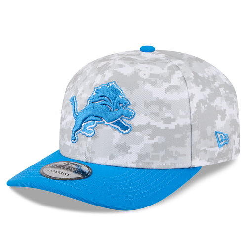 Detroit Lions New Era 2025 Salute to Service 9SEVENTY Stretch-Snap Hat - Artic Camo