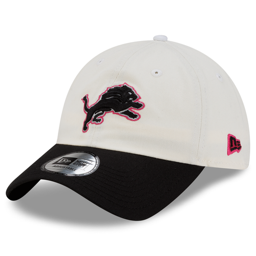 Detroit Lions New Era Women's 2Tone Casual Classic Adjustable Hat - Chrome/Black