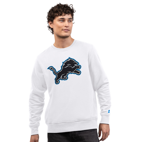 Detroit Lions Starter Heritage Pullover Sweatshirt - White