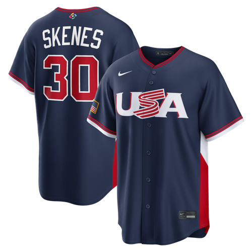 Paul Skenes USA Baseball Nike 2026 World Baseball Classic Road Stadium Jersey