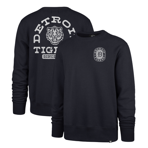 Detroit Tigers '47 Back Canyon Headline Pullover Sweatshirt - Navy