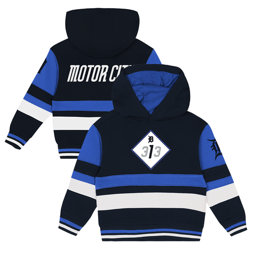 Detroit Tigers Outerstuff Toddler City Connect City Field Pullover Hoodie - Navy