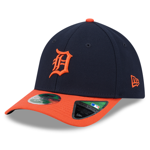 Detroit Tigers New Era Alternate Player Replica 39Thirty Flex Hat - Navy/Orange