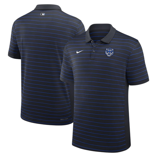 Detroit Tigers Nike 2026 City Connect Authentic Collection Victory Striped Performance Polo - Navy