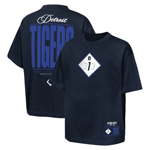 Detroit Tigers Outerstuff Youth City Connect Brush Back T-Shirt - Navy