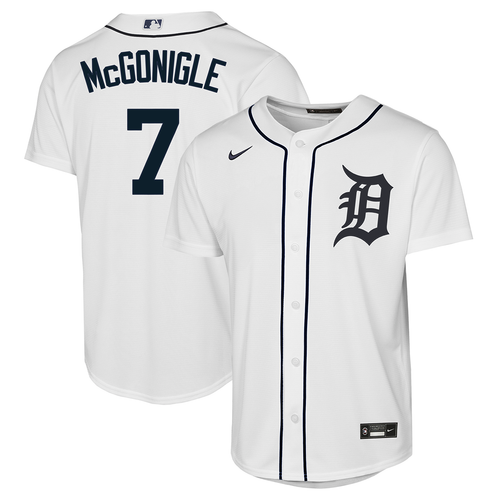 Kevin McGonigle Detroit Tigers Nike Youth Replica Home Jersey - White