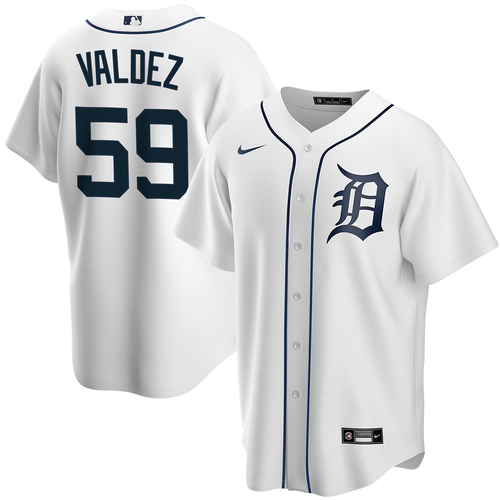 Framber Valdez Detroit Tigers Nike Home Replica Jersey - White