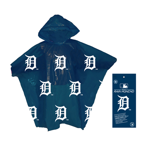 Detroit Tigers Storm Duds Raingear Stadium Poncho - Navy