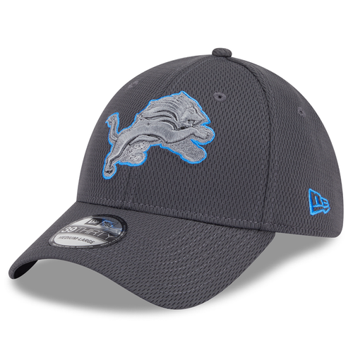 Detroit Lions New Era Evergreen 39THIRTY Flex Hat- Graphite