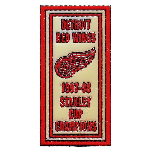 Detroit Red Wings Aminco 1997-98 Stanley Cup Banner Collector Pin