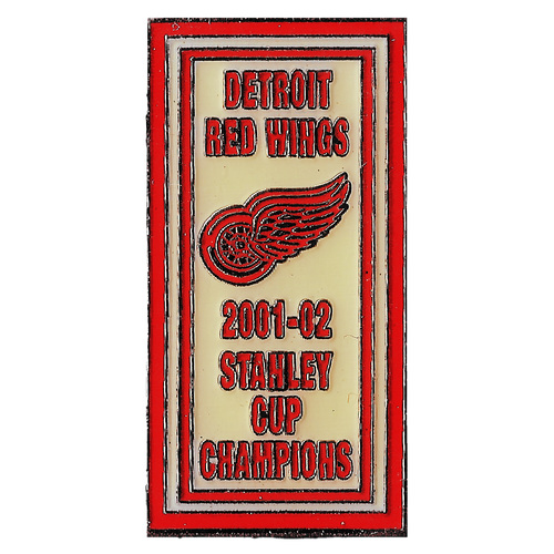 Detroit Red Wings Aminco 2001-02 Stanley Cup Banner Collector Pin