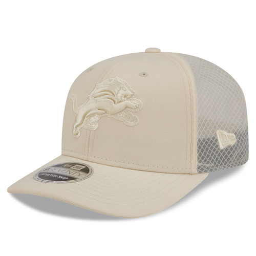 Detroit Lions New Era Color Pack Trucker 9SEVENTY Stretch-Snap Hat- Cream