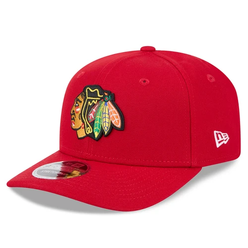 Chicago Blackhawks New Era 9SEVENTY Stretch-Snap Hat - Red