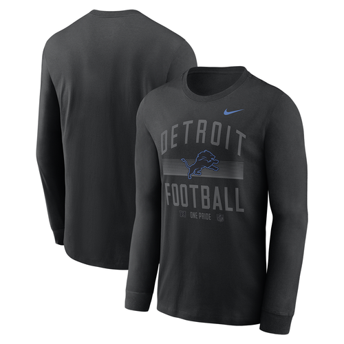 Detroit Lions Nike Always Prepared Essential Long Sleeve T-Shirt - Black