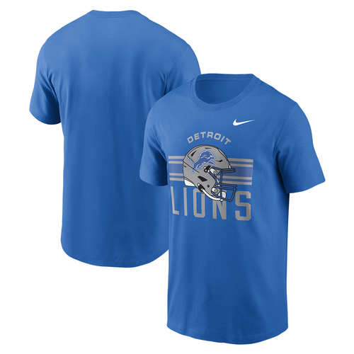 Detroit Lions Nike Team Issue Helmet T-shirt - Blue